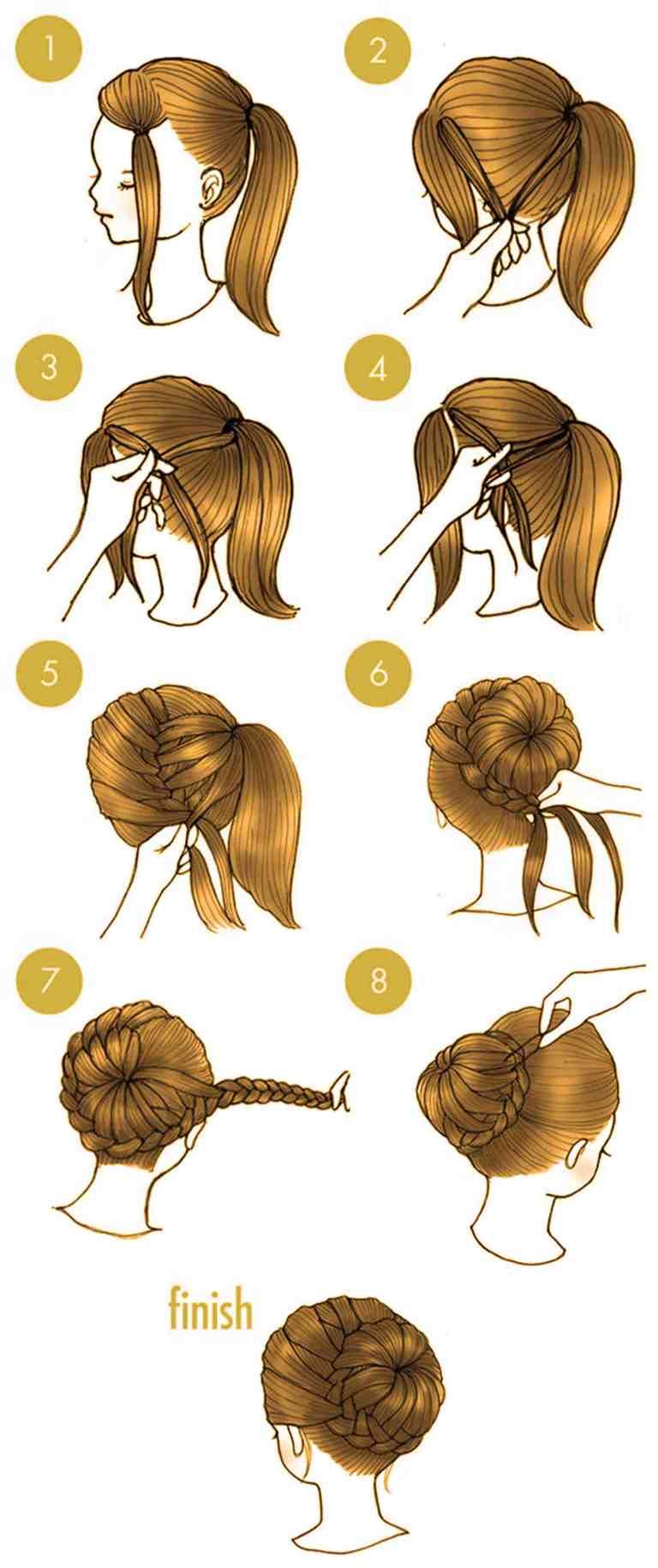 Прическа для девочки схема 10 Quick Cute Hairstyles That Take Only 2 Minutes Of Your Time 11 Cute quick hai