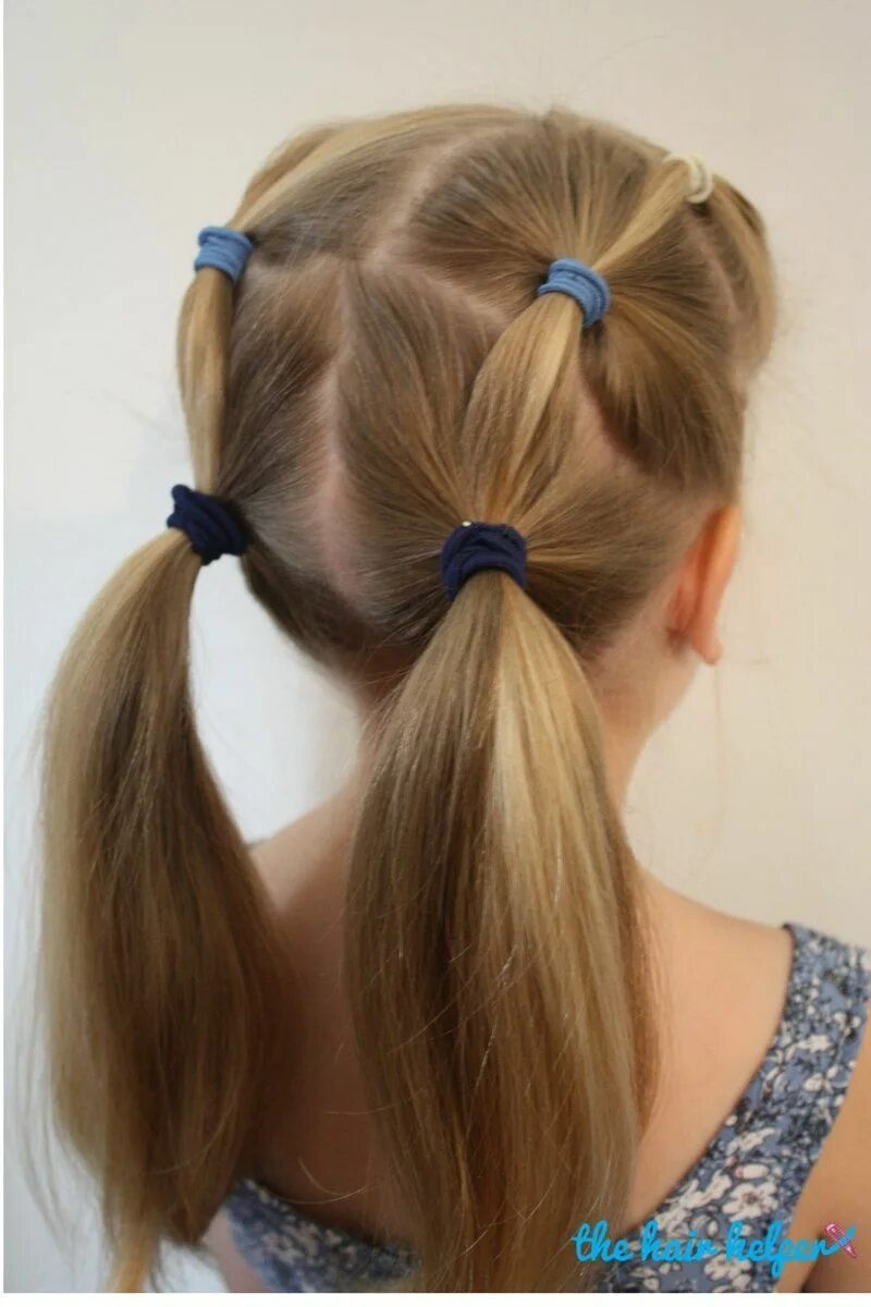 Прическа для девочки в садик интересные хвосты 6 Easy Hairstyles for School that Will Make Mornings Simpler Easy hairstyles for