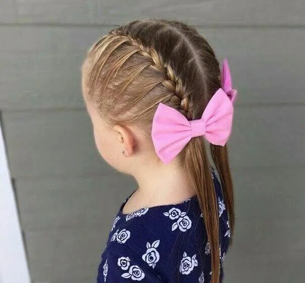 Прическа для девочки в садик интересные хвосты Original children's hairstyles / Hairstyles / SECOND STREET Идеи причесок, Детск