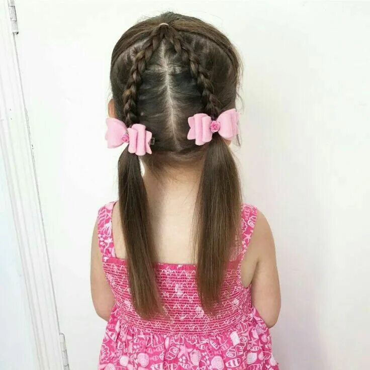 Прическа для девочки в садик на утренник Girls hairstyles Little girl hairstyles, Girl hair dos, Baby hairstyles