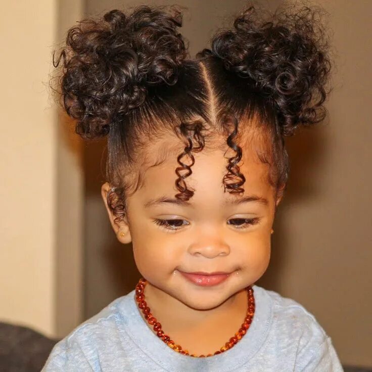 Прическа для девочки вьющиеся волосы Cute Hairstyles For Curly Hair Kids curly hairstyles, Curly hair baby, Cute todd