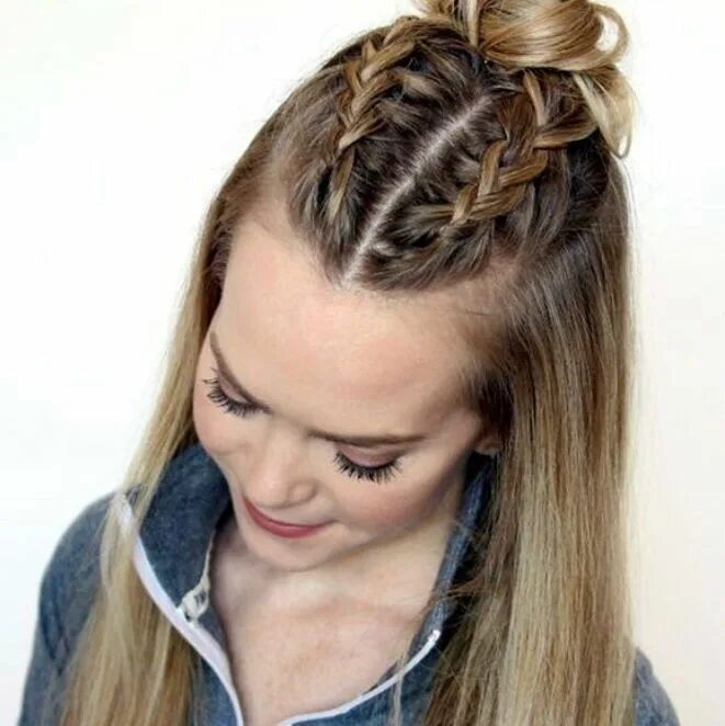 Прическа для девушки подростка в школу This entry was posted in Quick and Easy Hairstyles For School and tagged easy ha