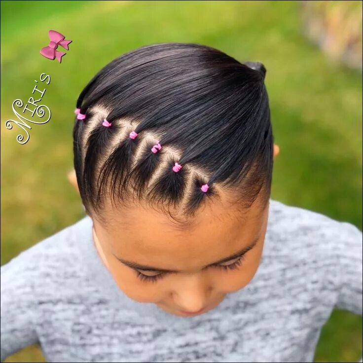 Прическа для гимнастики на короткие волосы Hair style for little girls with short hair Girly hairstyles, Baby hairstyles, K