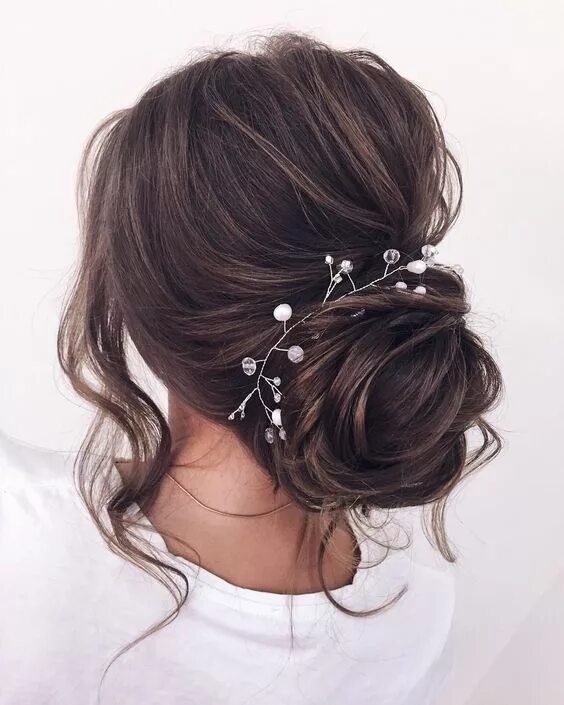 Прическа для гости фото Pin by Արաքս Դավթյան on Hairstyles Long hair styles, Hair styles, Elegant weddin