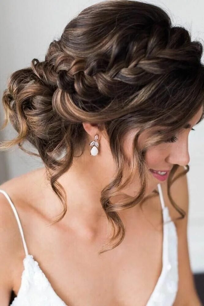 Прическа для гости фото Wedding Hairstyles For Long Hair: 100+ Ideas All Hair Types Wedding hairstyles, 