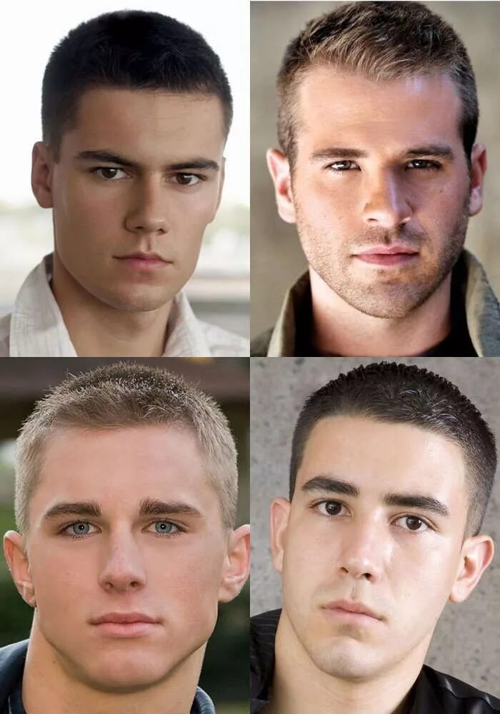 Прическа для квадратного лица мужская короткая 40 Crew Cut Examples: A Great Choice for Modern Men Boys haircuts, Crew cut hair