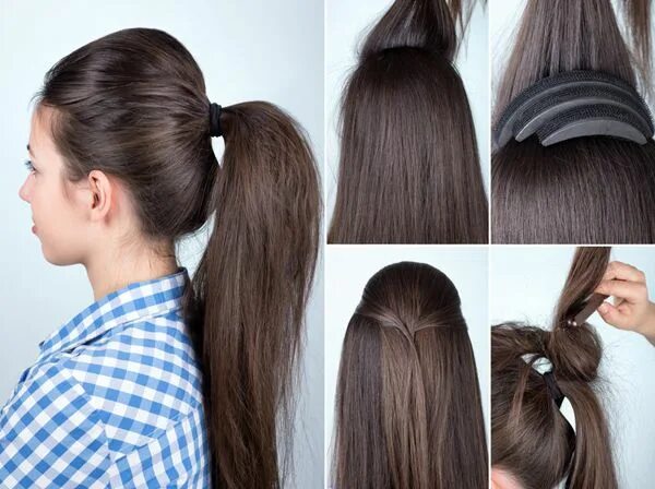 Прическа для ленивых на длинные волосы Classy Ponytail Girls school hairstyles, Small hair style girl, Girls hairstyles