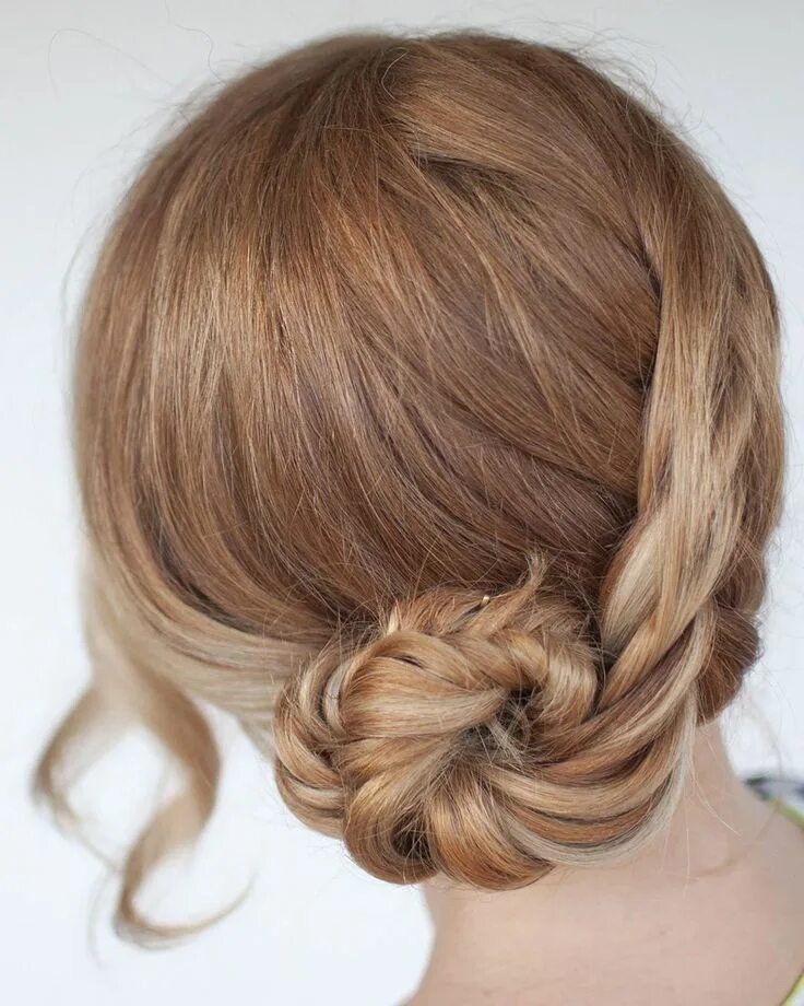 Прическа для лета средние волосы Here is one other shot of the reverse fishtail braided bun - you'll be able to s