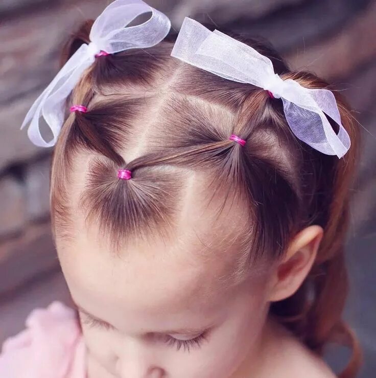 Прическа для маленькой девочки на короткие волосы 15 beautiful hairstyles for your little girl: inspire yourself - Newest Hairstyl