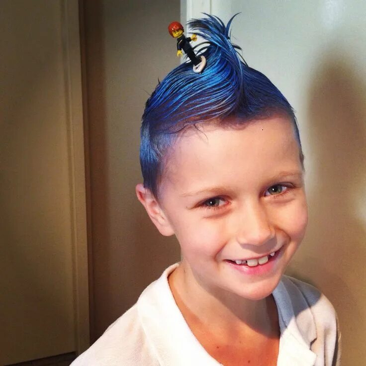 Прическа для пацана 9 лет 20 Best Ideas Crazy Hairstyles for Boys Wacky hair, Wacky hair days, Crazy hair 