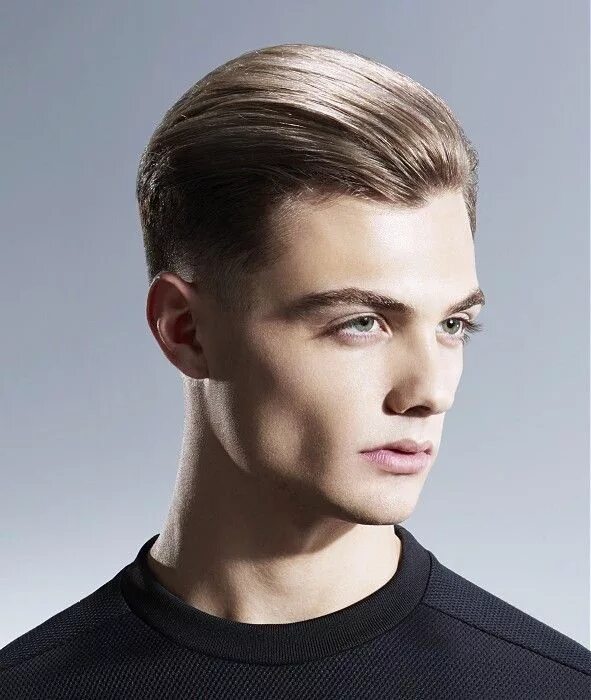 Прическа для прямых волос для мужчин La moda en tu cabello: Cortes de pelo corto para hombres - Otoño Invierno 2016 C