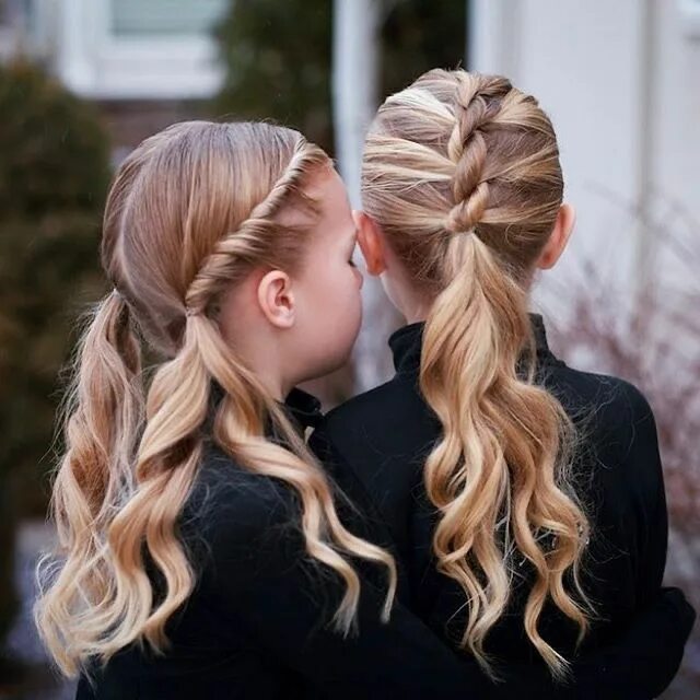 Прическа для школьницы на длинные волосы Pin on Sophia hair in 2024 Kids hairstyles, Girls hairdos, Girl hairstyles