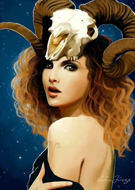 Прическа для женщины телец The Zodiac: Aries by fyreling on deviantART Aries art, Aries zodiac, Zodiac art