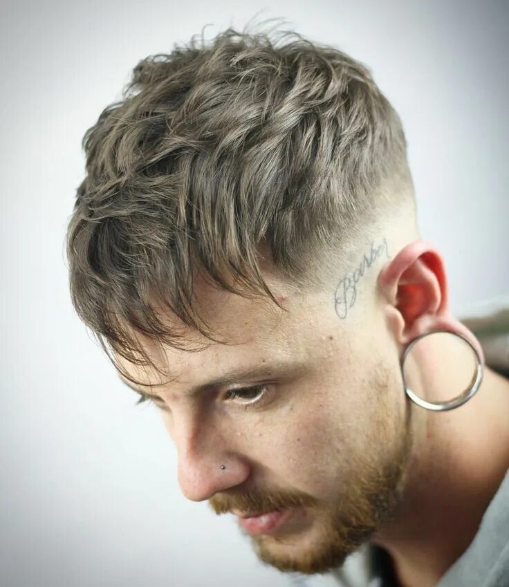 Прическа домик мужская 50 Short Hairstyles For Men - Unique & Neat Styles Long hair fade, Mens haircuts