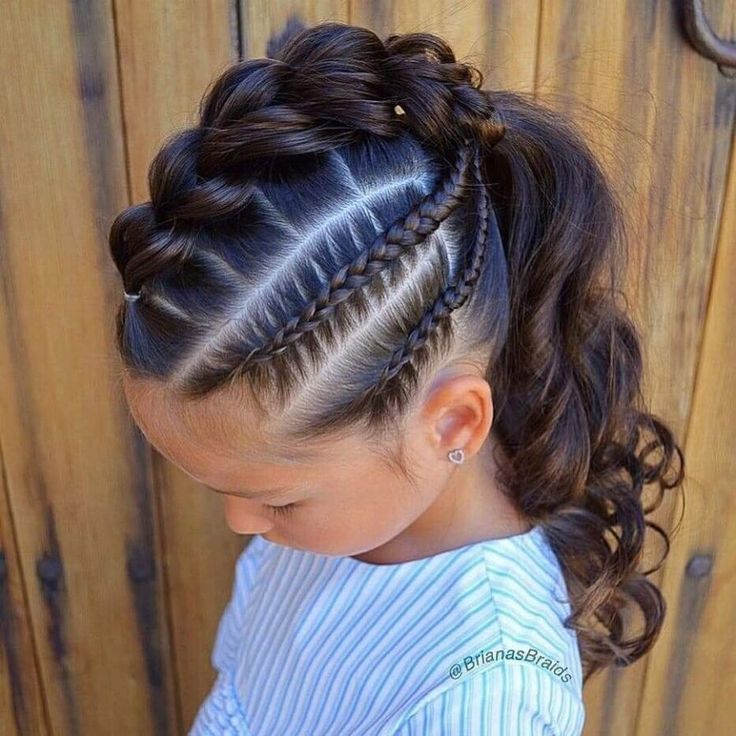 Прическа дракончик для девочки 30+ Super Cute Hairstyles For Little Girl 2019 - Yeahgotravel.com in 2020 Super 