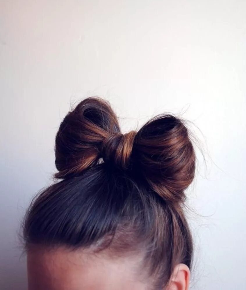 Прическа дулька для девочек How To: Bow Bun Hair inspiration, Long hair styles, Girl hairstyles