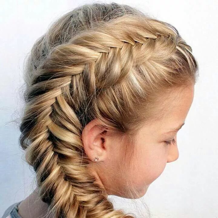 Прическа два колоска для девочки Trenza (With images) Hot hair styles, Girl hairstyles, Kids hairstyles