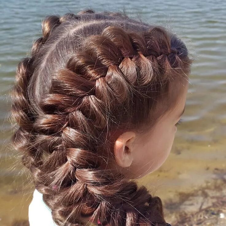 Прическа два колоска для девочки Суперобъемные голландские косы. // Voluminous dutch braids https://www.youtube.c