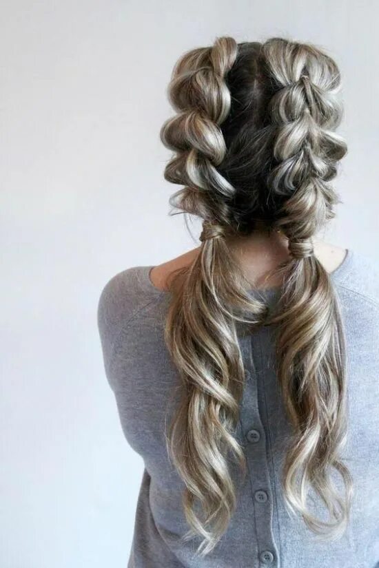 Прическа две косички 20 Braided Hair Styles You'll Want To Wear Over And Over Again This Spring - Soc