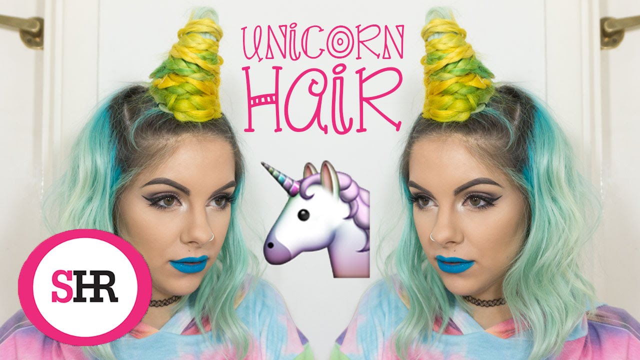 Прическа единорожка для девочки Unicorn Horn Hair Tutorial Sophie Hannah Richardson - YouTube