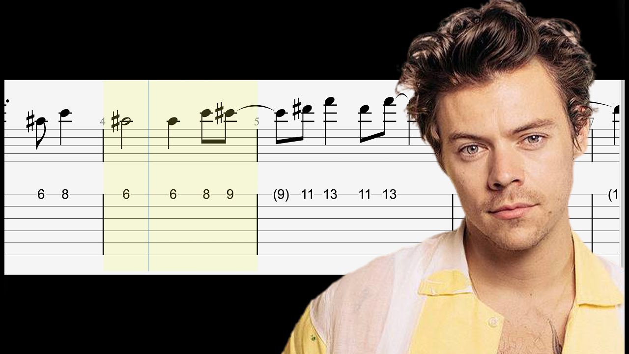 Прическа егорика 2024 Harry Styles - Sweet Creature (Guitar Tutorial) Tabs With Sheets - YouTube