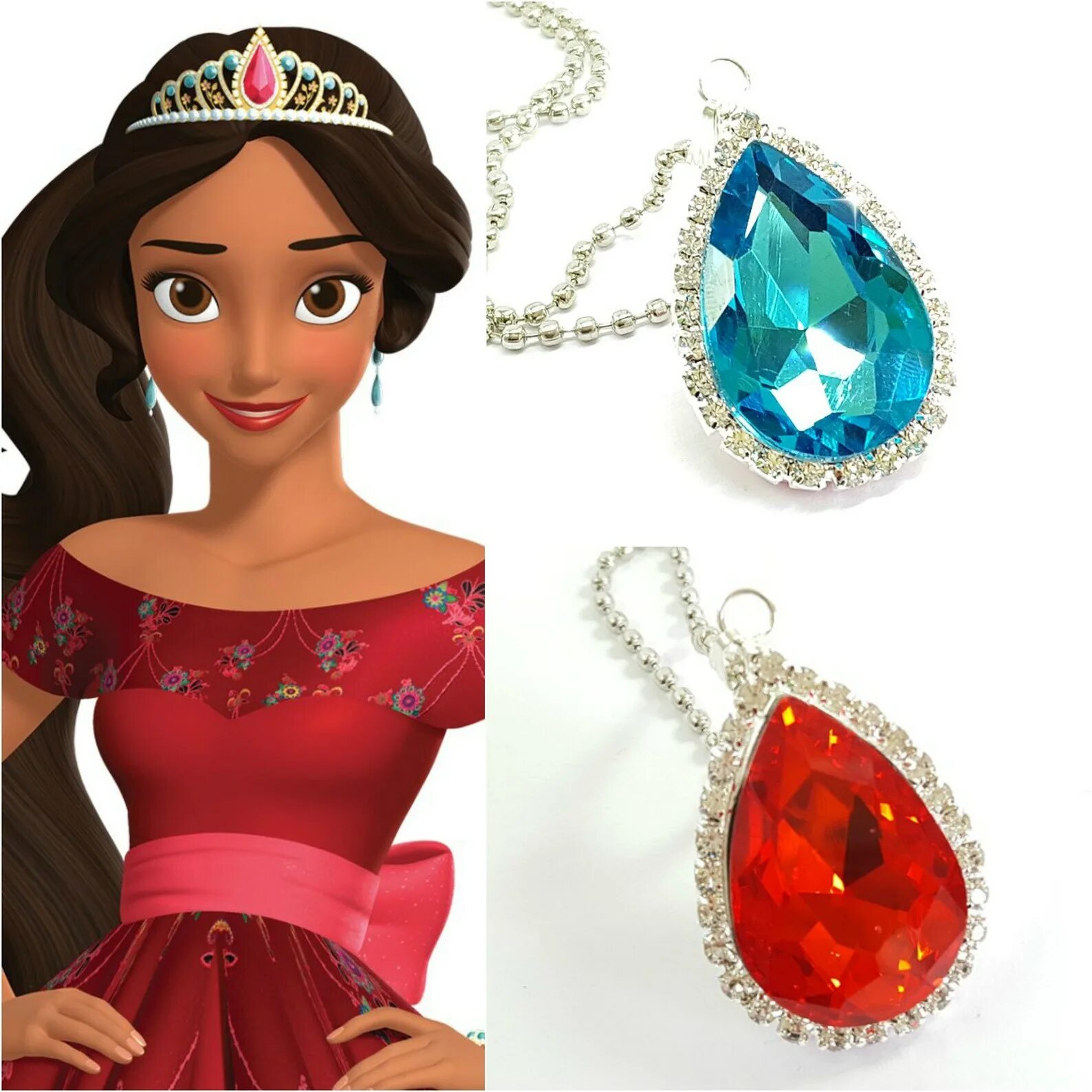 Прическа елены из авалора как сделать ELENA Of AVALOR Crystal Necklace Princess Elena Necklace Etsy