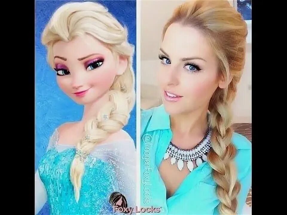 Прическа эльзы для девочки Elsa Hairstyle Inspired By Disney Frozen Coronation Updo - Updo Hairstyle - YouT