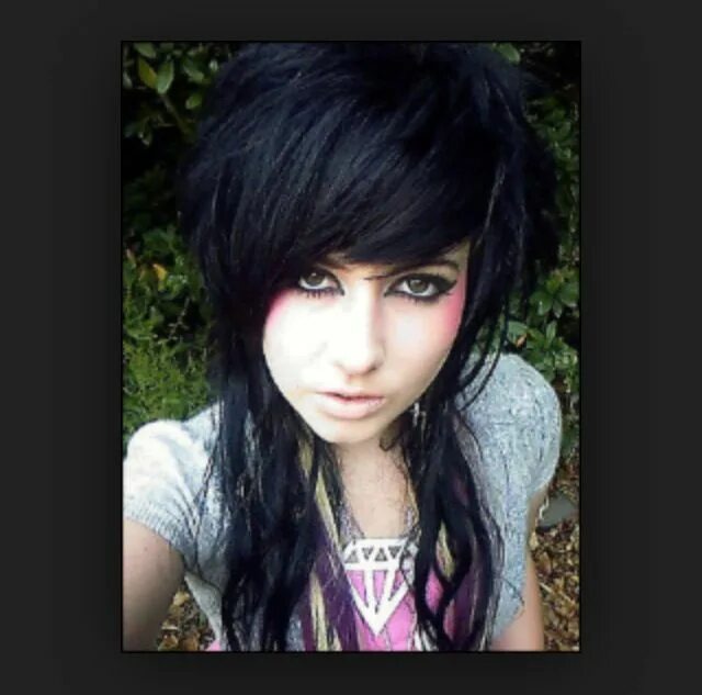 Ambreh, found on polyvore.com in 2019 Scene girl hair, Emo scene hair, Scene hai