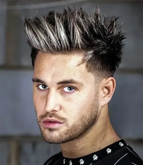 Прическа еж мужская Spiky Hairstyles For Men: 40 Classic and Modern Looks