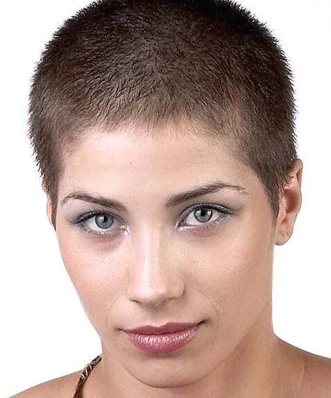 Прическа ежик женская фото Modern Very Short Hairstyles for Women Frisuren kurz, Militärhaarschnitte, Haars