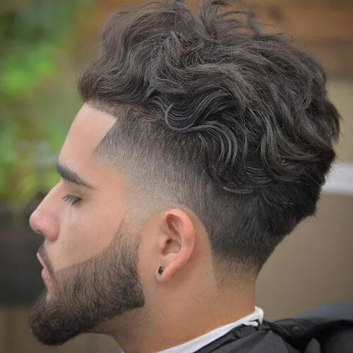 Прическа фейд мужская длинная Pin em Curly Hairstyles For Men