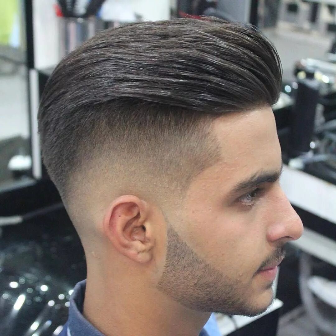 Прическа фейд мужская длинная cool 30 Imaginative Medium Fade Haircuts - Classic and Trendy Styles for Men Che