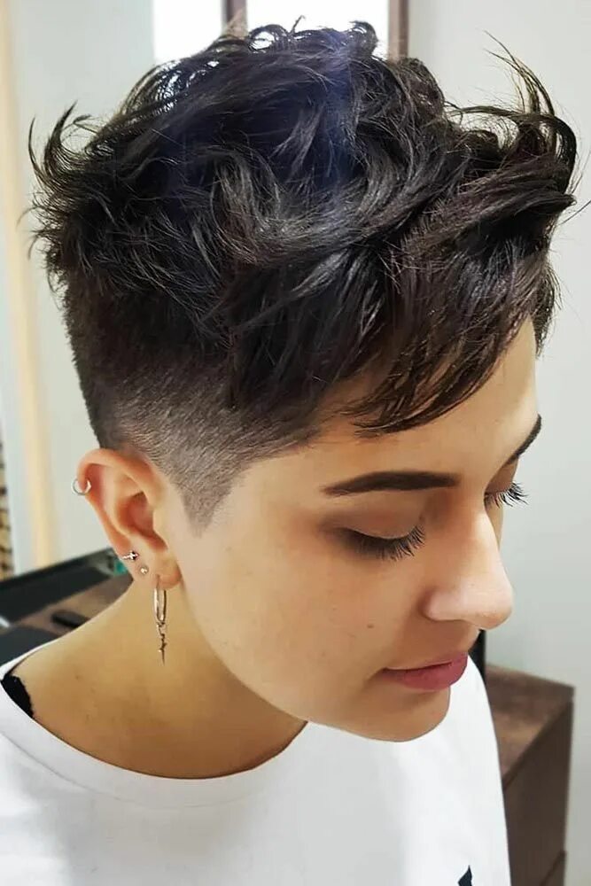 Прическа фейд женская 25 Fade Haircuts für Frauen- Mit Glam Kurze modische Frisuren wie nie zuvor! #lo