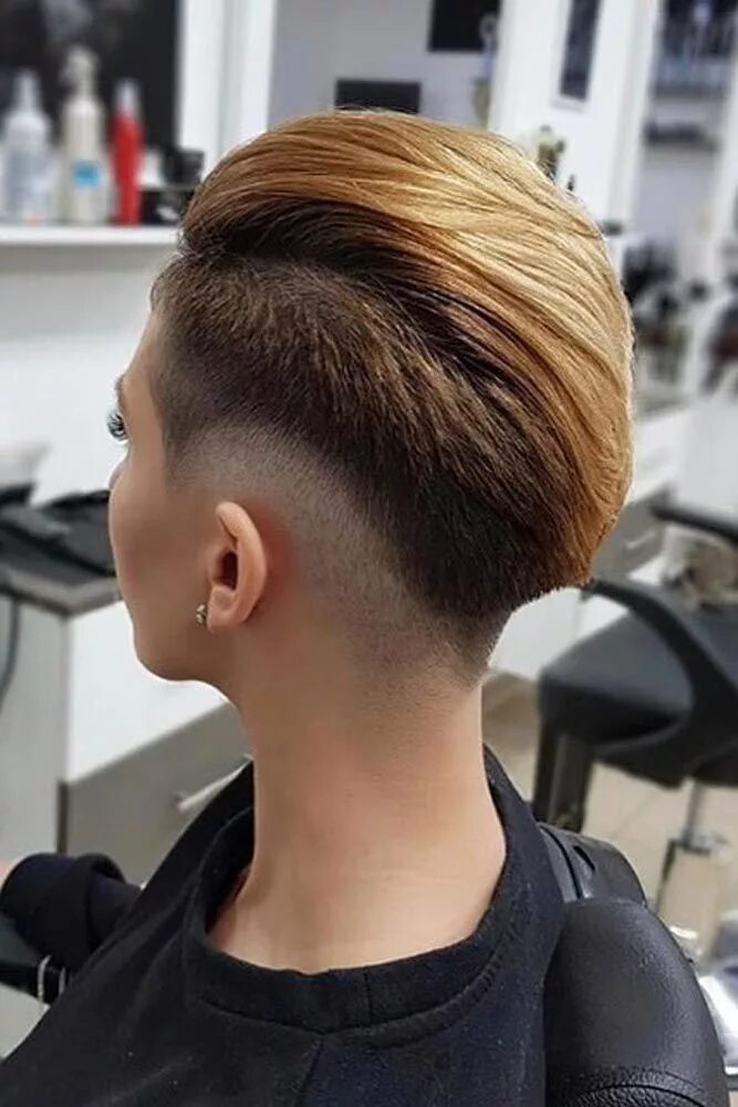 Прическа фейд женская A Fade Haircut: The Latest Unisex Haircut To Define Your 2024 Style Fade haircut