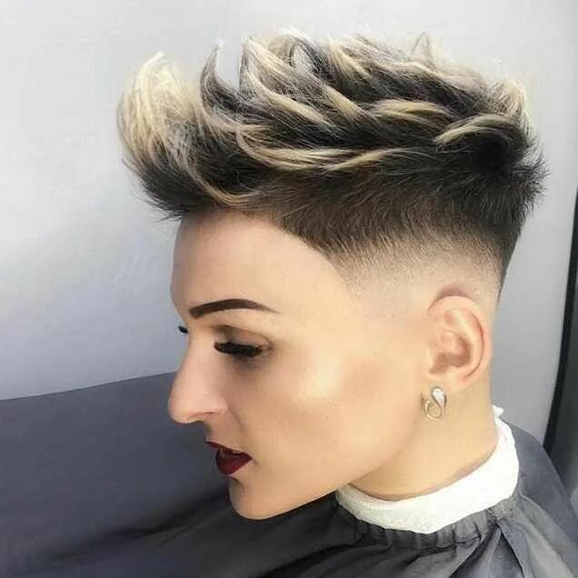 Прическа фейд женская Short Hairstyle Ideas To Look Great In 2019, #Great #hairstyle #Ideas #Short Бор