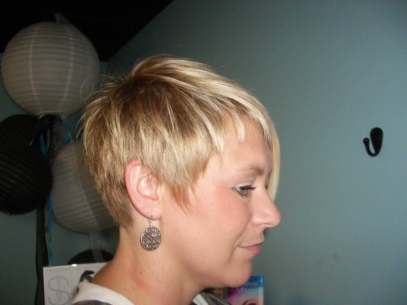 Прическа финский домик женская Pixie Cut Hairstyles back view Two face - half pixie cut half textured fohawk cu