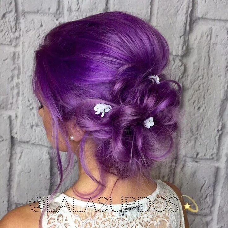 Прическа фиолетовые волосы Lavender/Lilac Fairy - Hair Colors Ideas Bright purple hair, Bright hair colors,