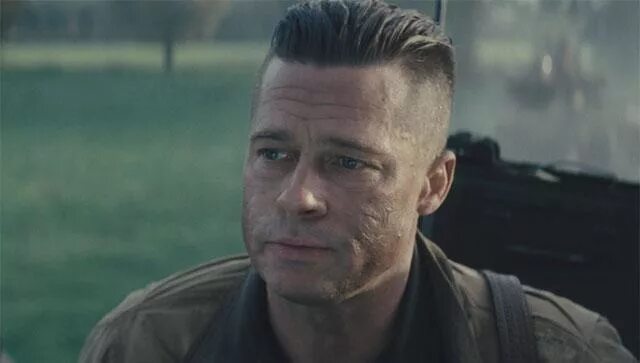 Прическа фото ярость Watch Brad Pitt's Dark Story in a 'Fury' Deleted Scene (Exclusive)