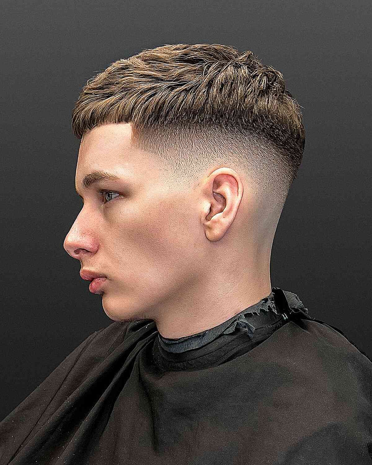 Прическа french crop мужская Drop Fade Men Haircut Shop xn--h1aahyg1df.xn--p1ai