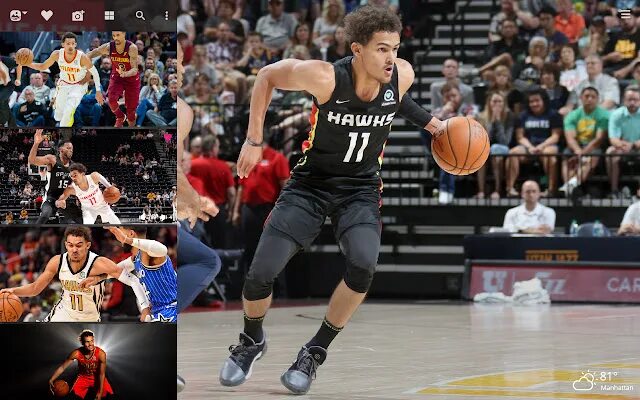 Прическа фриндж Trae Young HD Wallpapers New Tab - Интернет-магазин Chrome