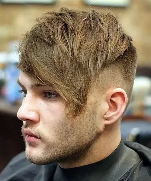 Прическа fringe down мужская 55 Trendy Fringe Haircuts For Men in 2024