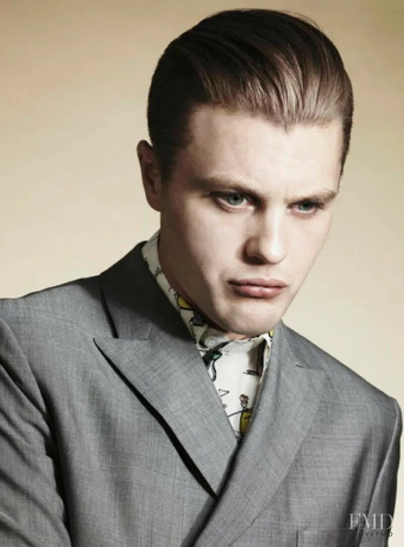 Прическа гангстера мужская Photo - Prada - Spring/Summer 2012 Menswear - milan - Fashion Advertisement Bran