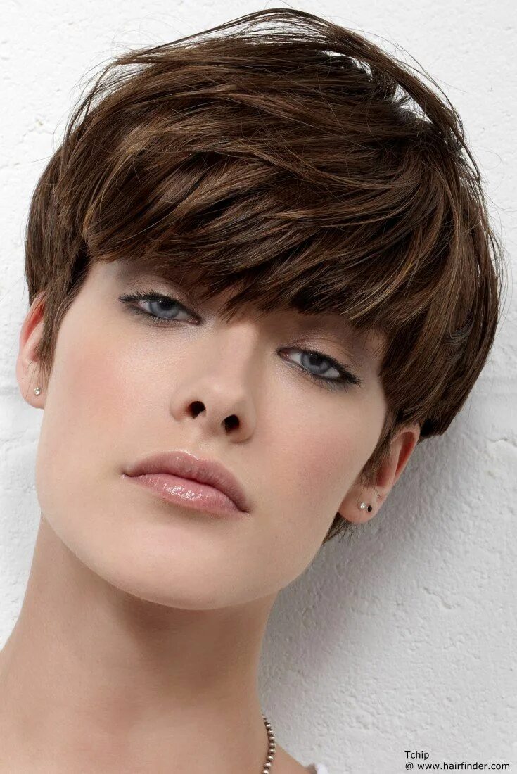 Прическа гарсон женская фото на средние Very Short Hairstyles With Long Bangs Wsaflztw in 2019 Short hair styles, Very s