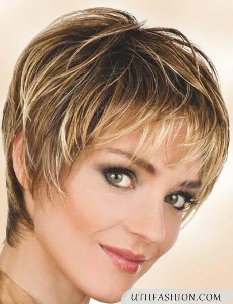 Прическа гаврош фото для женщин 50 лет cool Top 12 Short Hairstyles For Older Women... Easy care hairstyles, Hairstyles