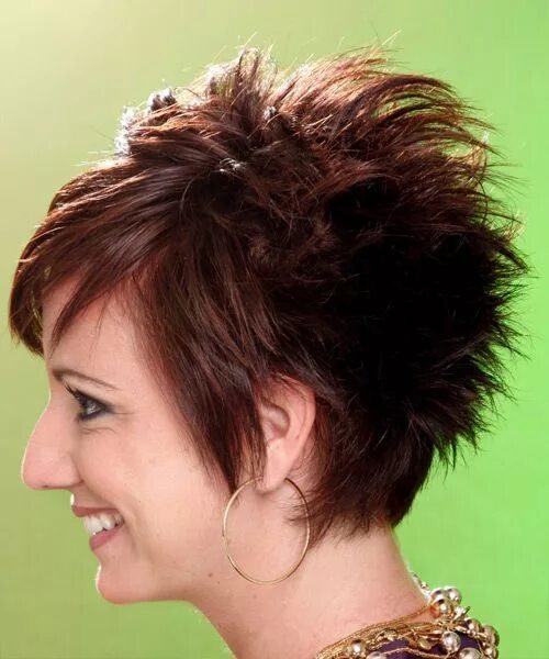 Прическа гаврош женская фото на короткие Short Spiky Hairstyle With Textured Finish - Hairstyles Short spiky hairstyles, 