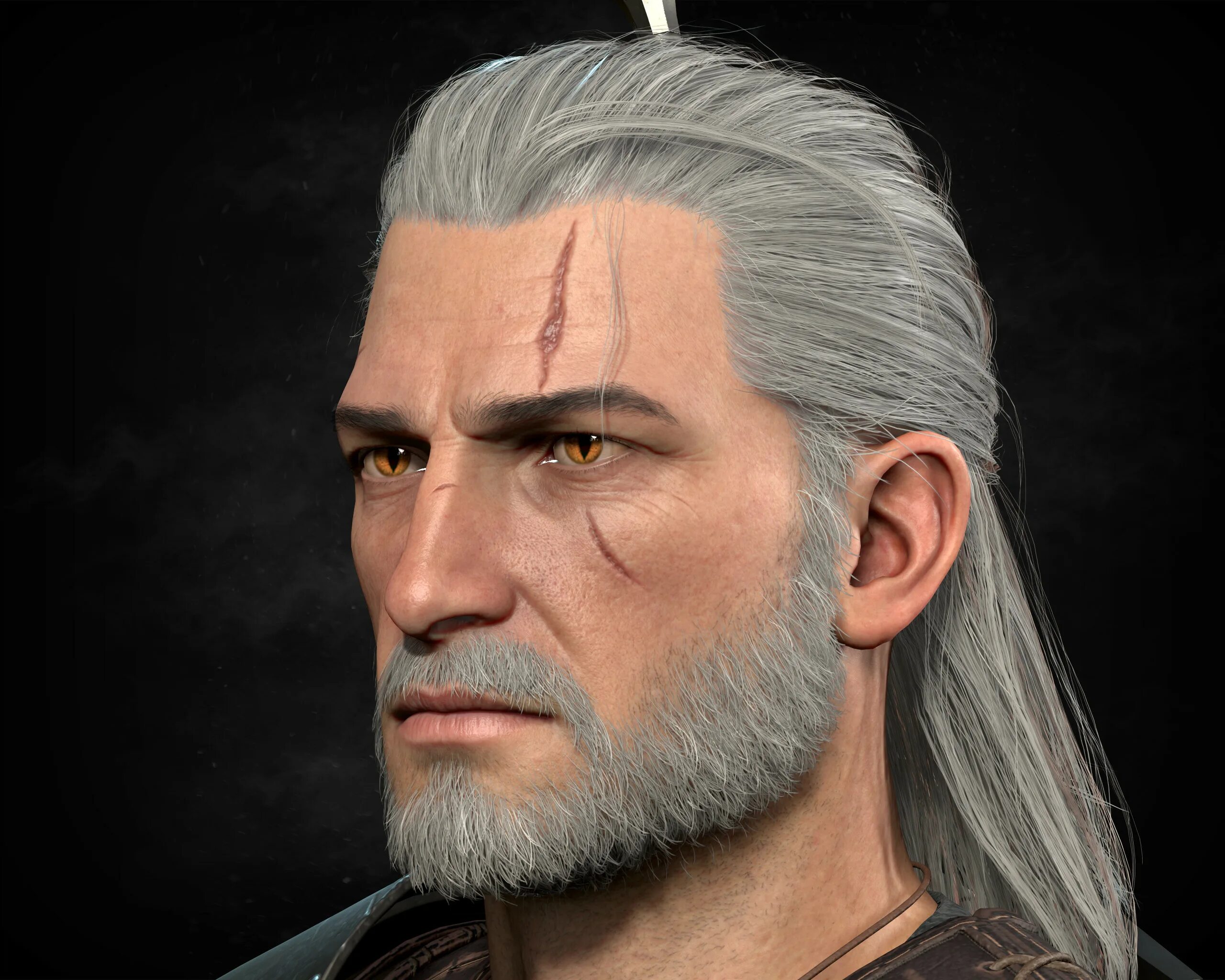 Прическа геральта Remi LUIZY - Geralt Of Rivia X Vikings