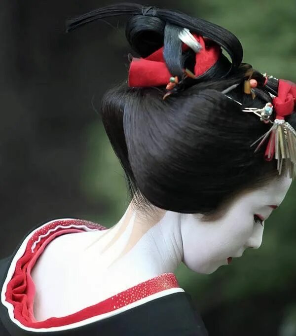 Прическа гейши как сделать Pin on Japan Geisha, Japanese geisha, Japan culture