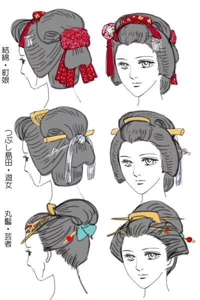 Прическа гейши как сделать Beautiful Geisha Hair Styles: Traditional and Modern Inspirations