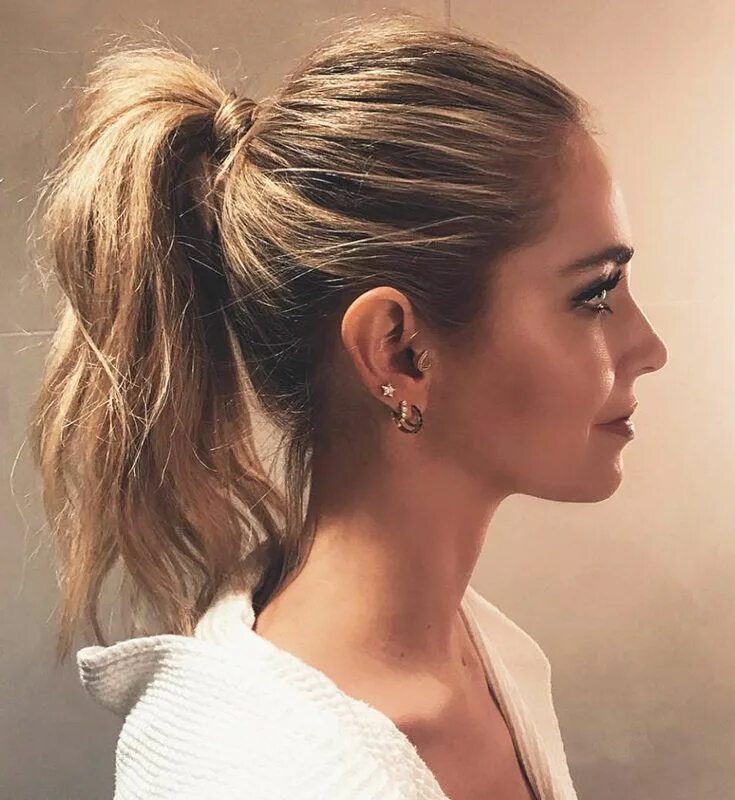 Прическа гладкий хвост на средние волосы 3 Versatile 5-Minute Hairstyles To Try This Month Pretty ponytails, High ponytai