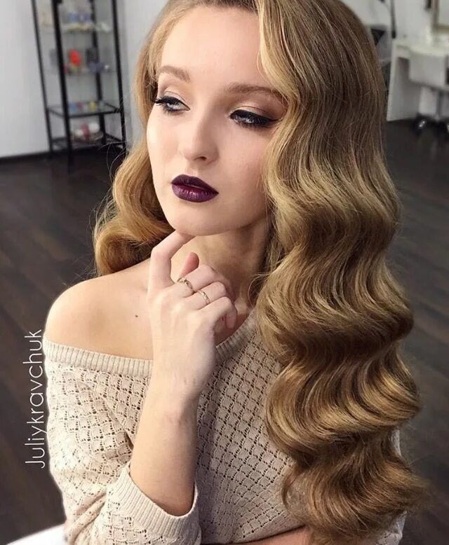 Прическа голливудская волна фото Pin by Արաքս Դավթյան on Hairstyles Hollywood hair, Glamorous hair, Wedding hairs